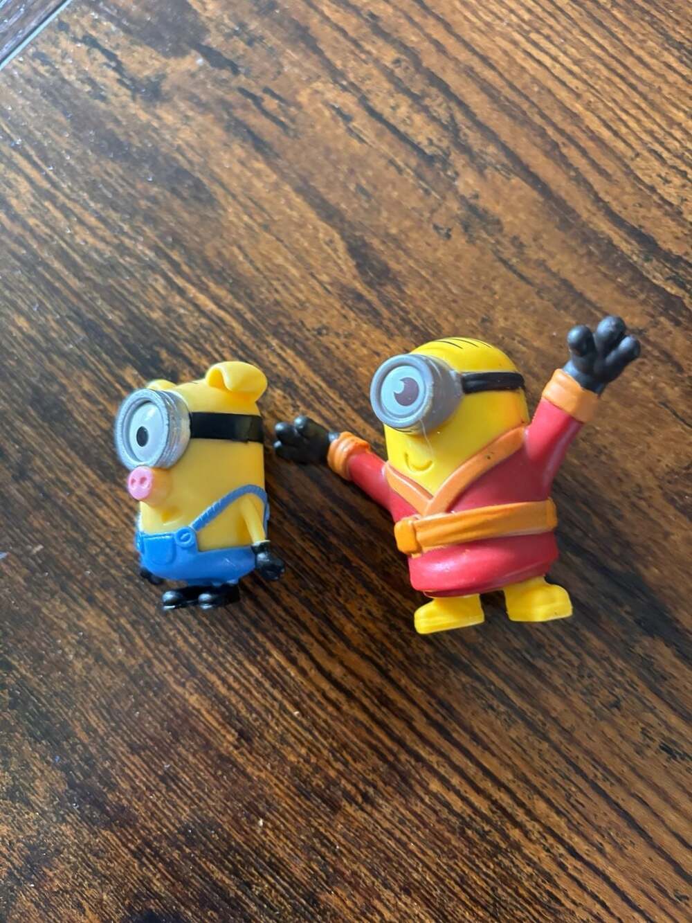 McDonald's Despicable Me Minion in Red Robe Ninja Toy